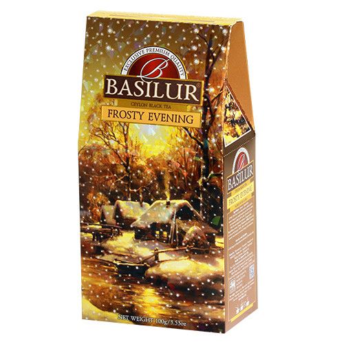 Чай черный Basilur Подарочная коллекция Морозный вечер картон 100г