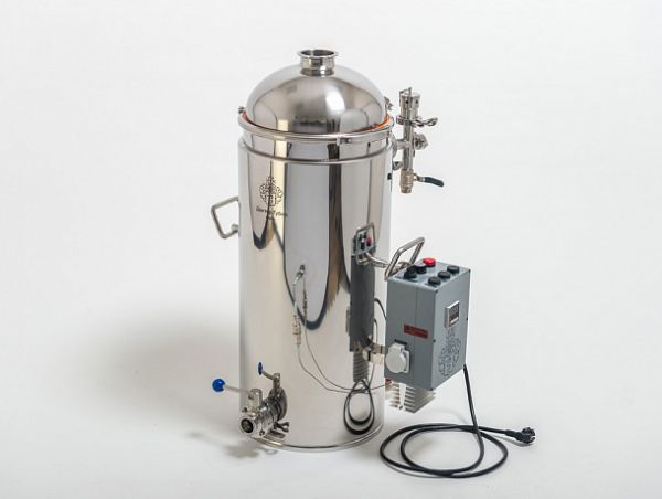 Пароводяной котел ПВК 2.0 с AUTONICS 50 л с основанием сферической нерж. крышкой 3