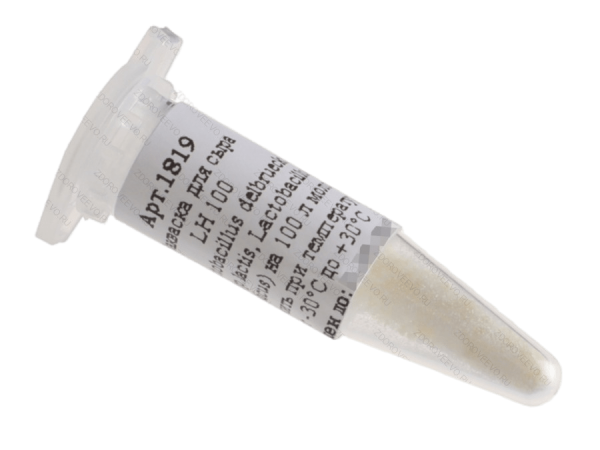 Закваска для сыра LH 100, термофильная, ароматообразующая, флакон на 100 литров молока (Здоровеево).