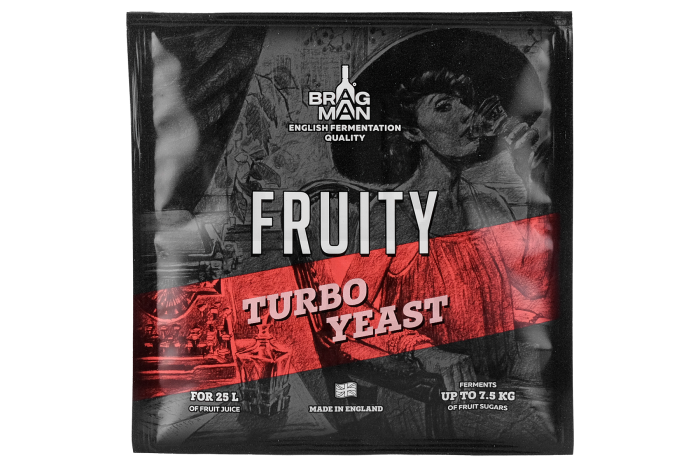 Спиртовые дрожжи Bragman "Fruity Turbo" - 72гр.