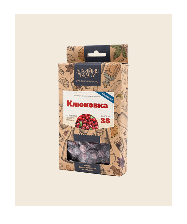Набор Алхимия  № 38 для приготовления настойки "Клюковка", 51 г Набор Алхимия  № 38 для приготовления настойки "Клюковка", 51 г