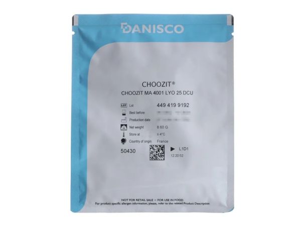 CHOOZIT MA 4001 25 DCU - смешанная мезо-термофильная закваска (на 500 л,Danisco) CHOOZIT MA 4001 25 DCU - смешанная мезо-термофильная закваска (на 500 л,Danisco)
