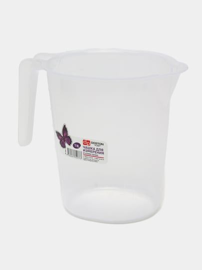 Мернная кружка (пластик) 0,5л (градиент мука,соль, крахмал, рис)