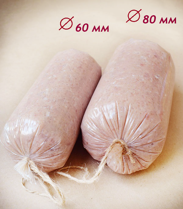 Полиамидная оболочка, для ветчин и вареных колбас 60мм - 10м.