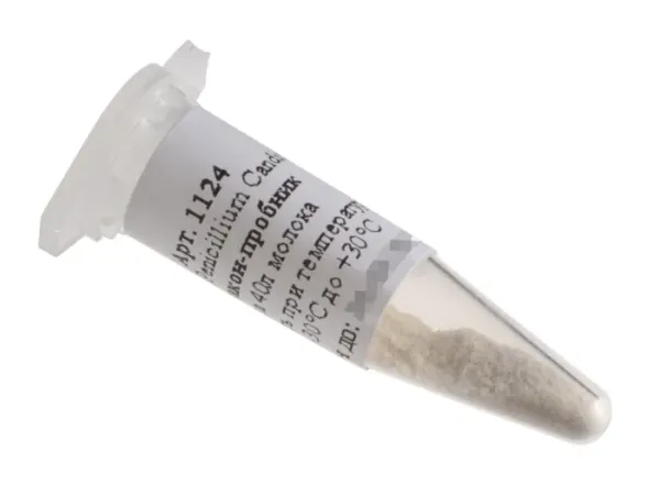 Культура белой плесени для сыра Penicillium Candidum, флакон на 40 литров молока (Здоровеево) Культура белой плесени для сыра Penicillium Candidum, флакон на 40 литров молока (Здоровеево)