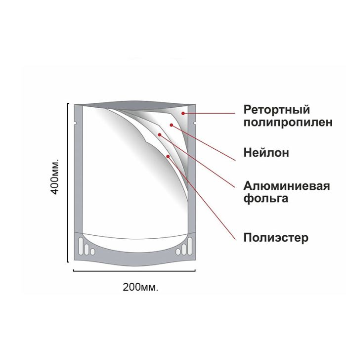 Реторт-пакет Cook Technic - 200x400мм